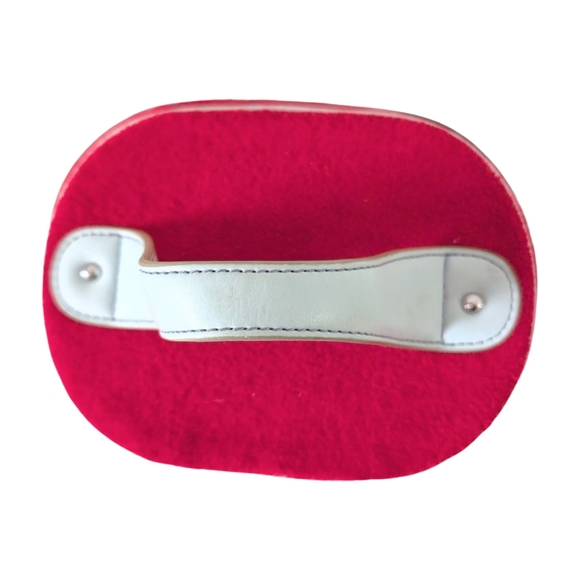 Vintage Y2K Juicy Couture Red Velour Train Case - Picture 8 of 12